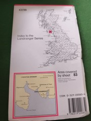 Ordnance Survey Landranger 83 Newton Stewart & Kirkcudbright Area Map