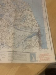 Vintage 1945 Ordnance Survey Norwich Sheet 126 One Inch Map New Popular Edition