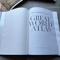 The Reader’s Digest Great World Atlas – 5th Edition + map sleeve 1975