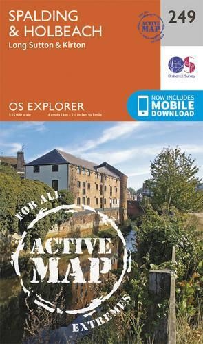 Spalding and Holbeach (Map) OS Explorer Active Map