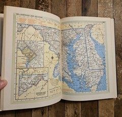 1951. Vintage Hammond’s Complete World Atlas | Illustrated Beautiful Color Maps