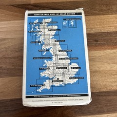 EASTERN HIGHLANDS 1962 CLOTH Ordnance Survey Quarter Inch Map Sheet 5 Loch Ness