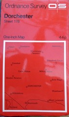 Dorchester. Sheet 178. OS one inch Vintage Map. Ordnance Survey.