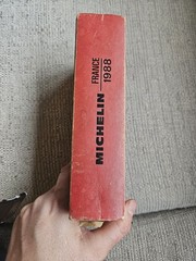 Michelin France 1988 Vintage Red Hardback French Book Travel Guide Map Tourist