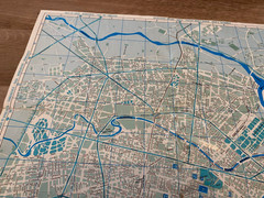 Map Of Torino (Turin) 1983 (German)