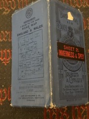Bartholomew Inverness & Spey Cloth Folding Tourists Cyclists Vintage Map