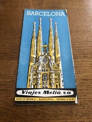 Rare Vintage Barcelona Guide Circa 1960.
