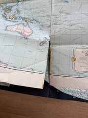 Mr Pickwicks Map portfolio World Space Moon Rand McNally Telegraph Sky Night (M)