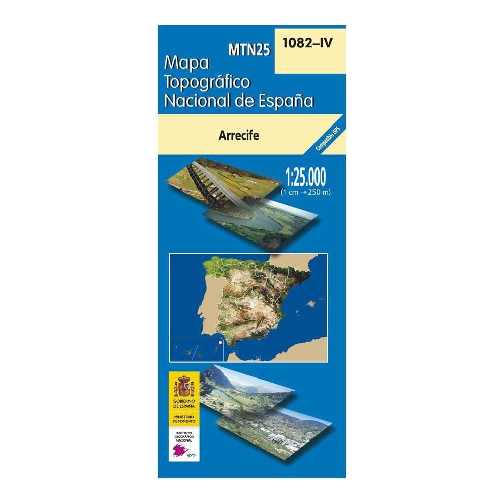 Spain map 1082-IV: Arrecife (Lanzarote) walking tourist 2014 ed *50% OFF*