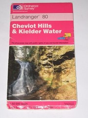ORDNANCE SURVEY LANDRANGER MAP CHEVIOT HILLS KIELDER WATER SHEET 80 VGC B
