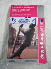 CHESTER & WREXHAM – Ordnance Survey OS Landranger Active All Weather Map 117