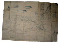 Original Vintage Map International Youth Hotels Europe & Mediterranean Area 1972
