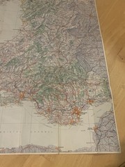 Vintage 1978 Wales Tourist Map Wales Tourist Board Town Gazetteer