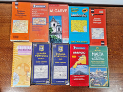 Bundle X29 Vintage & Modern Europe Maps Michelin Tourist Resort