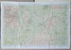 Bartholomew Half-Inch Contoured Map, Sheet 19: Warwickshire (1967).