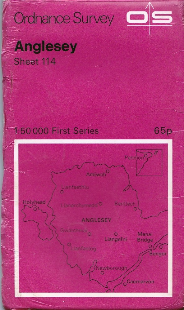 British Ordnance Survey Maps: Landranger / Towns / Monuments Places of Interest