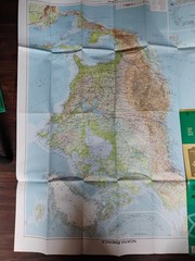 VINTAGE Maps Bartholomew World Travel Africa, Australia, N.America & Eurasia
