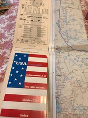 New England Rand McNally Hallwag area & city Road guide no. 4 national parks