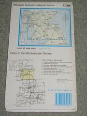 Ordnance Survey Routemaster Map 4 Central Scotland & North’land 1:250,000 – 1989
