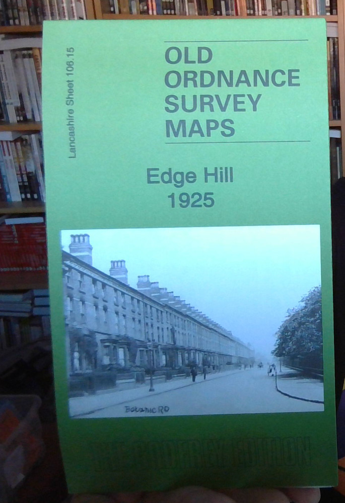 MAP OF Edge Hill 1925 Lancashire Sheet 106.15b by Kay Parrott NEW 9781787215535