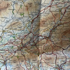 NORTH WALES & LANCASHIRE Sheet 10 Fifth Series Ordnance Survey Quarter Inch 1957