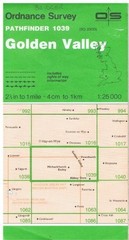 Golden Valley (Sheet 1039 (SO23/33)) (Pa… by Ordnance Survey Sheet map, folded