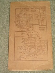 Ordnance Survey 1/2″ Road map 27: Gloucester, Monmouth & Newport – cloth, 1936