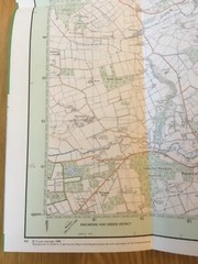 1990 Ordnance Survey Pathfinder Map 246 NJ 80/90 Aberdeen (incl Peterculter )