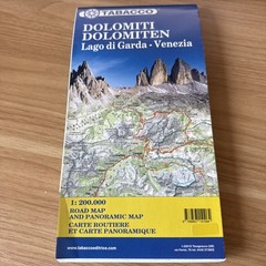 Dolomites / Lake Garda / Venice road map & panoramic map (Sheet map, folded)