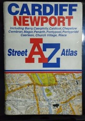 1995 CARDIFF Street Atlas Book A-Z A to Z Map Geographers A – Z Co LTD