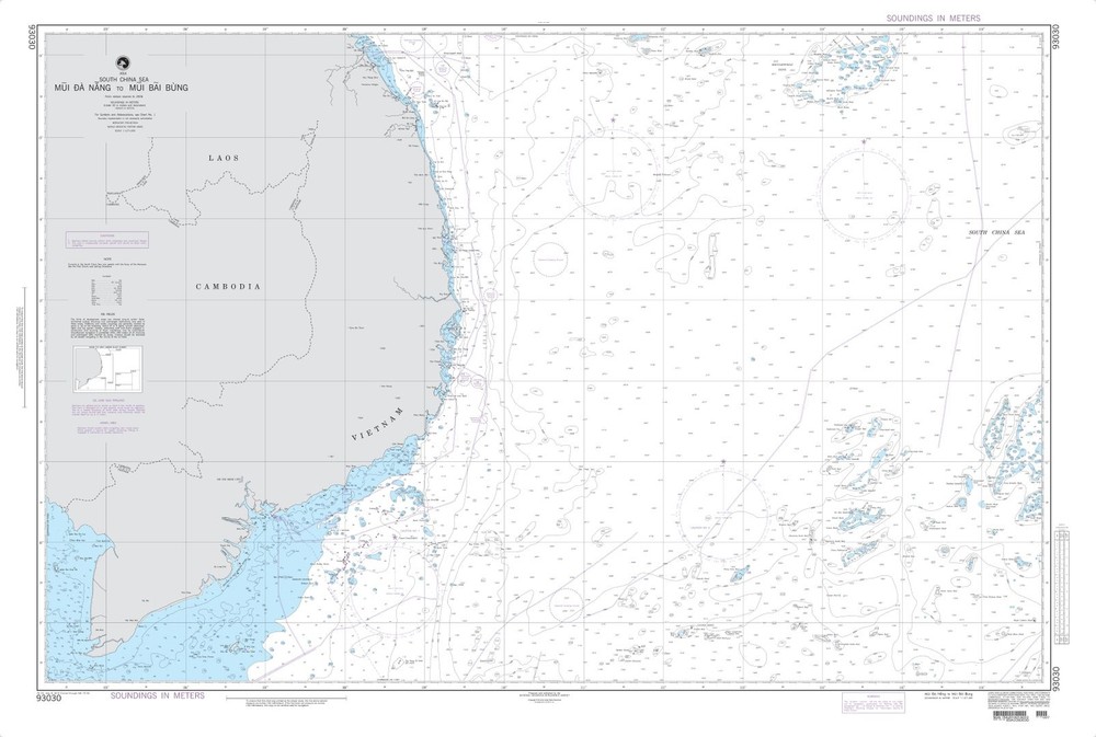 Mui Da Nang to Leizhou Bandao | NGA Chart 93030