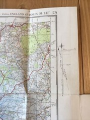 1937 Ordnance Survey One Inch Fifth Edition Map 125 Reigate And Tunbridge Wells