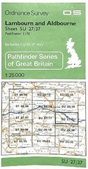 Lambourn and Aldbourne (Sheet 1170 (SU27… by Ordnance Survey Sheet map, folded