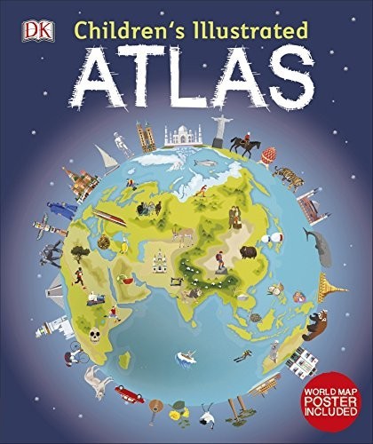 Children’s Illustrated Atlas by Brooks, Andrew Book The Fast Free Shipping