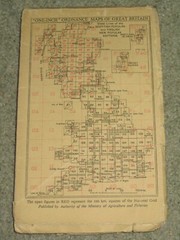 OS Ordnance Survey 1″ New Popular Edition sheet 144 Cheltenham – 1946 on cloth