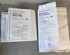 Scotland – 1976 – OS Ordnance Survey Sheet Map Collection. Quanty – 7 different