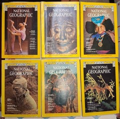 1978 National Geographic Magazine Full Year ~ 12 Issues ~ Good Condition