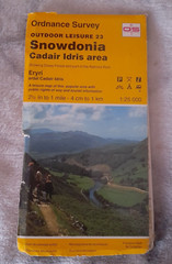 Outdoor Leisure Maps: Snowdonia – Cadair Idris – by Ordnance Survey map, folded