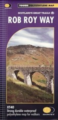 Rob Roy Way by Harvey Map Services Ltd Sheet map, folded Book The Fast Free