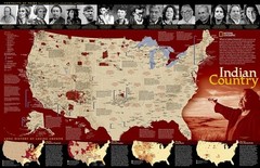 Indian Country tubed by National Geographic Maps 9780792297239