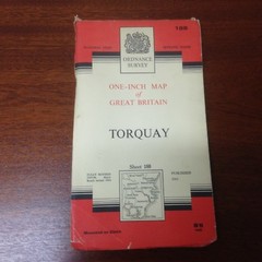 OS Seventh Series One-Inch Map Sheet 188 Torquay