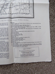 Vintage Sleaford Ordnance Survey Map No 36 reprint 1981 in Envelope Sleeve.