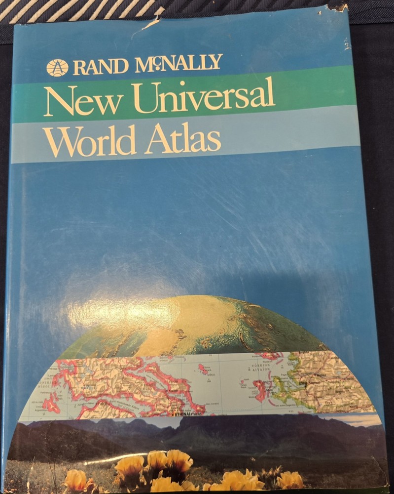 Rand McNally New Universal World Atlas by Rand McNally Staff (1994, Hardcover)