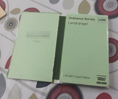 Ordinance survey Landranger Map South Kintyre Cased Edition Morley Books. Ex Lib