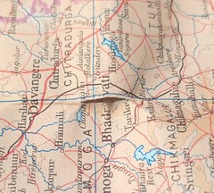 Bartholomew World Travel Map 15: Indian subcontinent • Scale- 1:4,000,000 (1979)