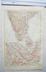 1895 The Times Plate 81 South India & Ceylon
