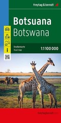 Freytag-Berndt Botswana, road map 1:1,100,000 (Map) (UK IMPORT)