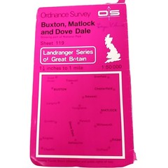 Ordnance Survey Landranger Maps Lot of 10 Aylesbury Cardiff Oxford Alnwick Prelo