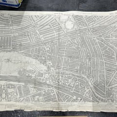 Ordnance Survey 25 Inch To The Mile Large Scale Map 1938. Queen’s Park . London