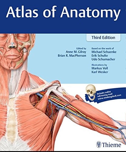 ATLAS OF ANATOMY By Anne M Gilroy & Brian R Macpherson **BRAND NEW**